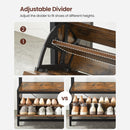 SEGENN Verona Kapstok met Schoenenkast – Halmeubel Combinatie-Wandkapstok met Schoenenkast – Voor Hal of Gang-Ruimtebesparend Meubel