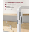 Segenn's kapstok met schoenenkast - kapstok met bank - kledingrek - schoenenrek - 9 haken - eikenwit - 30 x 85 x 180 cm