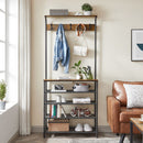 SEGENN Pisa Kapstok met Schoenenrek – Alles-in-één Oplossing-Industriële Kapstok met Schoenenrek