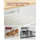 Segenn's kapstok - garderobe met spiegel - kapstok met haken - kledingrek - eikenkleurig wit - 35 x 98 x 180 cm