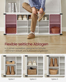 SEGENN Genoa Landelijk Kledingrek met Schoenenrek – Wolkenwit-Kapstok met Schoenenrek – Landelijk Design