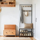 SEGENN Ragusa Kapstokmeubel met Kledingrek en Garderoberuimte – Voor Hal, Slaapkamer of Entree-Ruimtebesparend en Stijlvol