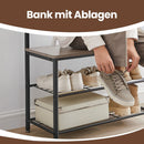 SEGENN Ragusa Kapstokmeubel met Kledingrek en Garderoberuimte – Voor Hal, Slaapkamer of Entree-Ruimtebesparend en Stijlvol