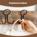 SEGENN Bari Industriële kapstok & schoenenrek – Praktisch en stijlvol-Metaal & hout, industrieel ontwerp