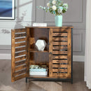Segenn's Dressoir - Opbergkast - Industrieel - ladekast - multifunctioneel - Vintage Bruin/zwart - 70 x 30 x 80 cm (L x B x H)