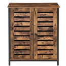 Segenn's Dressoir - Opbergkast - Industrieel - ladekast - multifunctioneel - Vintage Bruin/zwart - 70 x 30 x 80 cm (L x B x H)