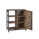 SEGENN Florence ndustrieel Houten Dressoir met Lameldeur – Robuust en Stijlvol-Opbergkast Industrieel