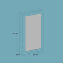 Segenn's Catania Wandgemonteerde Spiegelkast met Sieradenopslag – Modern Design