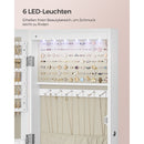 Segenn's Lecce Hangende Sieradenkast voor Wandmontage – Grote Opbergruimte