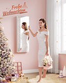 Segenn's Paris Ruimtebesparende Frameloze Sieradenkast voor aan de Deur of Wand