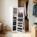 Segenn's Rimini Sieradenkast met Frameloze Volledige Spiegel – Luxe Opbergkast