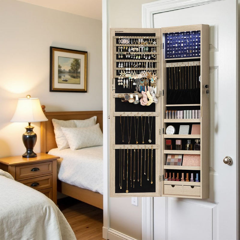 Segenn's Ravenna Elegante Hangende Juwelenkast – Ideaal voor Sieradenopslag-Ruimtebesparend Ontwerp