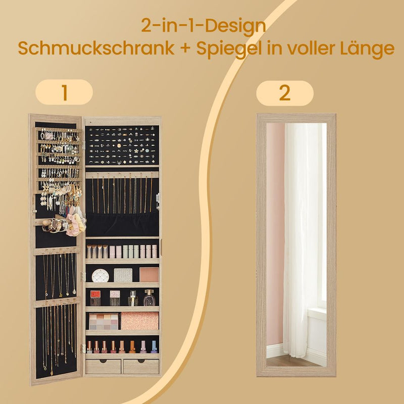 Segenn's Ravenna Elegante Hangende Juwelenkast – Ideaal voor Sieradenopslag-Ruimtebesparend Ontwerp