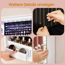 Segenn's Pisa Ruimtebesparende Hangende Juwelenkast met Spiegel en LED-licht – Wandkast