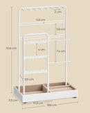 Segenn's Rome Sieradenstandaard Metaal – Witte Afwerking – Perfect Cadeau voor Dames