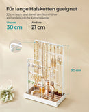 Segenn's Rome Sieradenstandaard Metaal – Witte Afwerking – Perfect Cadeau voor Dames