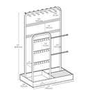 Segenn's Matera Luxe Fluwelen Sieradenhouder – Standaard en Opbergbakje-Houder & Displaytray