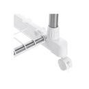 Segenn's Kledingrek - met 2 schoenenrekken - verstelbaar 95-172 cm - roestvrij stalen buizen