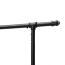 SEGENN Florence Vrijstaand Zwart Kledingrek – Metalen Kledinghanger voor Thuis of Winkelgebruik-Sterk en Duurzaam