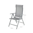 Comfortabele Grijze Tuinstoel voor Tuin, Terras en Balkon | Duurzaam & Stijlvol