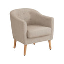 SEGENN Terni Elegante Loungestoel – Stoffen Bekleding & Comfortabel Zitkussen-Zachte Relaxstoel met Luxe Stoffen Kussen