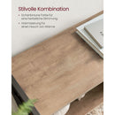 Segenn's Trento Hoge Boekenkast 4 Planken – Open Kast in Eiken Bruin-Zwart voor Woonkamer of Kantoor