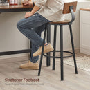 Segenn's Toronto Barkrukken set van 2 - Barstoel - barkruk - industrieel design - vintage - Bruin