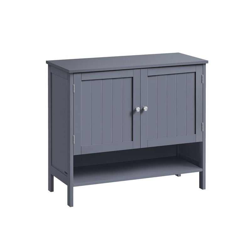 Segenn's Siena Schoenenkast Landelijke Stijl – Leigrijs – 35 x 80 x 70 cm – Compact Opbergrek voor Schoenen