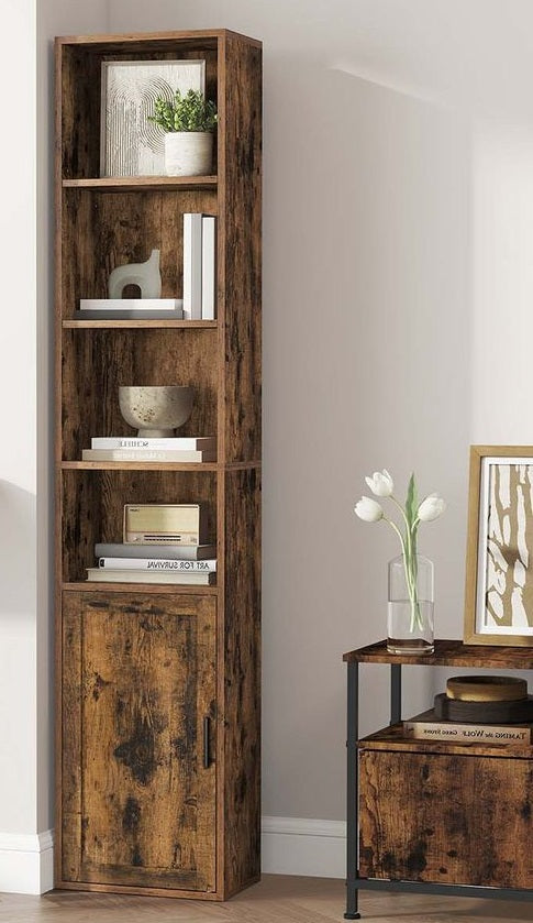 Segenn's Prato CUSTOS Collection 6-tier rek in vintage bruin – multifunctioneel opbergsysteem voor thuis of kantoor