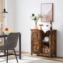 Segenn's Brisbane Dressoir - Keukenkast met Lamellaire Deuren en Verstelbare Planken - Badkamerkast