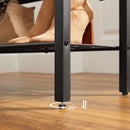 Segenn's Schoenenkast - Boekenkast- Schoenenrek - Schoenenbank - - 5 lagen - 2 lade - Bruin/Zwart - Industrieel - 100 x 30 x 80 cm