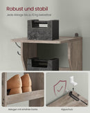 Segenn's Matera Slim Schoenenrek met 7 Lagen – Gemêleerd Greige – Compact Opbergrek voor Schoenen