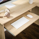 Segenn's L-vormige bureau - Bureau - hoekbureau met 2 planken - eikenkleurig