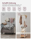 SEGENN Parma  Stevige kapstok met 8 dubbele haken-Wandkapstok 8 dubbele haken-Stevige wandkapstok met 8 dubbele haken – Ideaal voor hal of gang