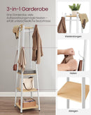 SEGENN Parma  Stevige kapstok met 8 dubbele haken-Wandkapstok 8 dubbele haken-Stevige wandkapstok met 8 dubbele haken – Ideaal voor hal of gang