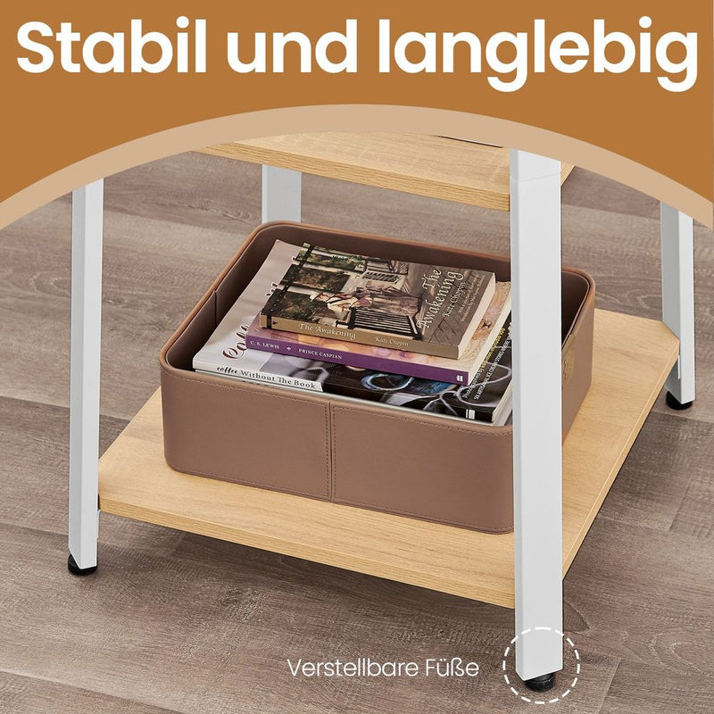 SEGENN Salerno Kapstok & kledingrek met 4 opbergplanken – Alles-in-één oplossing voor je hal of slaapkamer-arderoberek met 4 planken