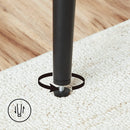 Segenn's Chic Eetkamerstoel - Gestoffeerde Stoel - Fluwelen Bekleding - Grijs