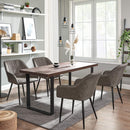 Segenn's Eetkamerstoelen - Fauteuils - set van 2 - Vintage - Grijs - 62,5 x 60 x 85 cm