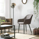 Segenn's Eetkamerstoelen - Fauteuils - set van 2 - Vintage - Grijs - 62,5 x 60 x 85 cm