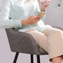 Segenn's Eetkamerstoelen - Fauteuils - set van 2 - Vintage - Grijs - 62,5 x 60 x 85 cm