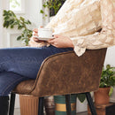 Segenn's Eetkamerstoelen Loui - woonkamerstoel - blauw - Metaalpoot - Fluweel - Velvet eetstoel