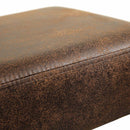 Segenn's Pekin Barkruk - Barkruk Set van 2 - Barstoel - Max. Draagvermogen 120 KG - Kruk - Leer - Bruin