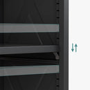 Segenn's Accra Console tafel - Bijzettafel - dressoir kasten - Haltafel - Kast - Industrieel design - Vintage - Bruin-Zwart