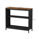 Segenn's Accra Console tafel - Bijzettafel - dressoir kasten - Haltafel - Kast - Industrieel design - Vintage - Bruin-Zwart