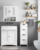 SEGENN Catania Dressoirkast landelijk – met schuifdeuren en vintage afwerking-Landelijke kast met schuifdeuren – perfect voor woonkamer of eetkamer