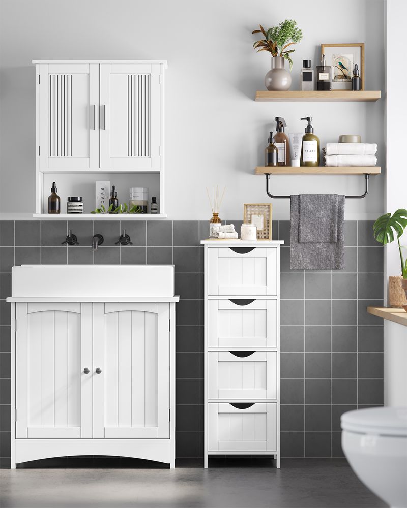 SEGENN Catania Dressoirkast landelijk – met schuifdeuren en vintage afwerking-Landelijke kast met schuifdeuren – perfect voor woonkamer of eetkamer