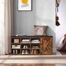 Segenn's Turin Schoenenrek met 9 Open Vakken – Houten Opbergrek voor Schoenen