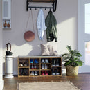 Segnn's Perth schoenenKast - schoenenrek - Schoenenbank - 10 vakken - met vulling