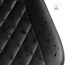 Segenn's Rodos barkrukken set van 2 - barstoelen met rugleuning - barkruk zwart