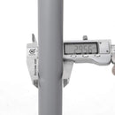 Segenn's kledingrek op wielen - kledingrek - uittrekbare kapstok - belastbaar tot 70 kg, (87-150) x 52 x 166 cm - grijs